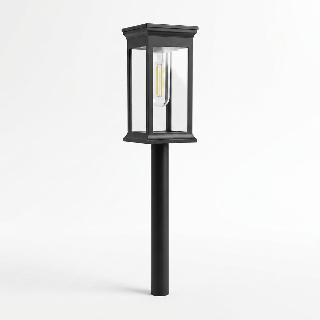 Modern Solar Outdoor Lamp Post