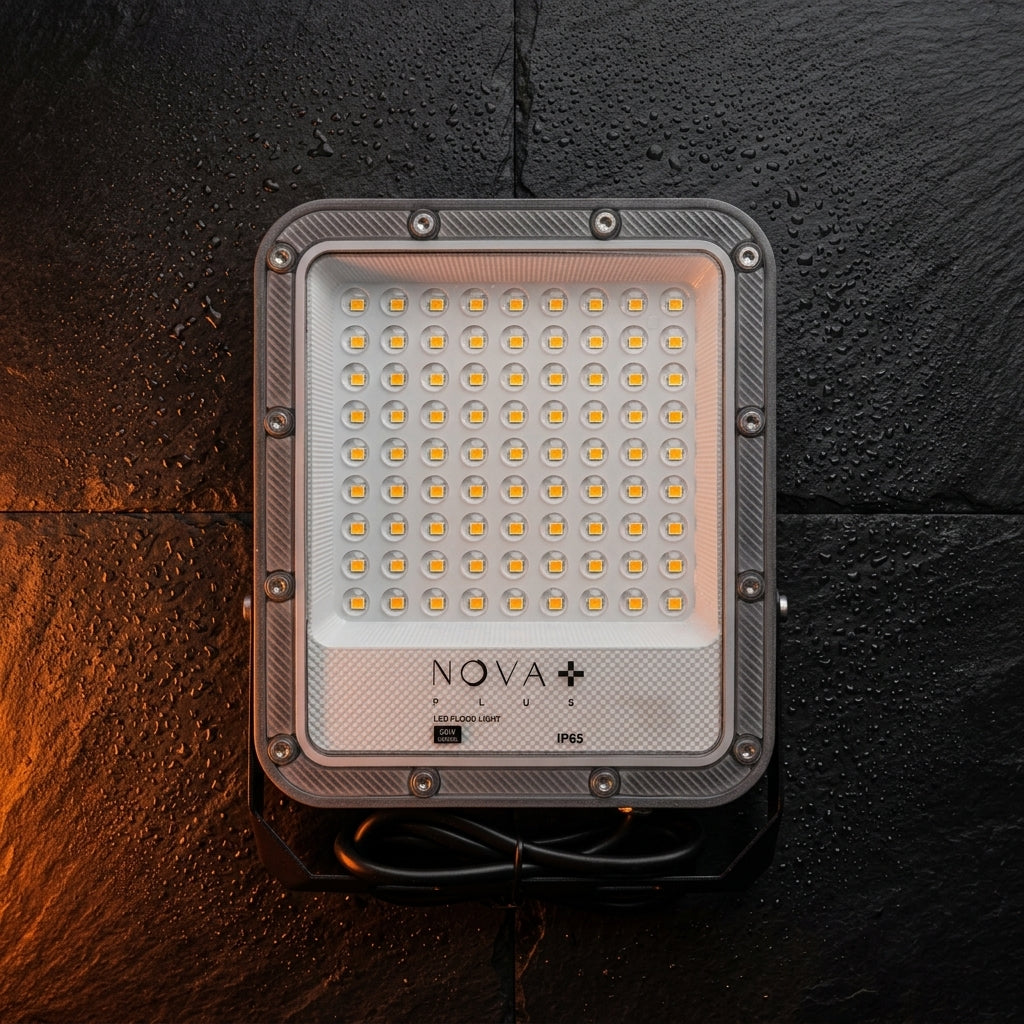 NOVA+ 50W LED Flood Light – IP65 Waterproof Outdoor Security Light