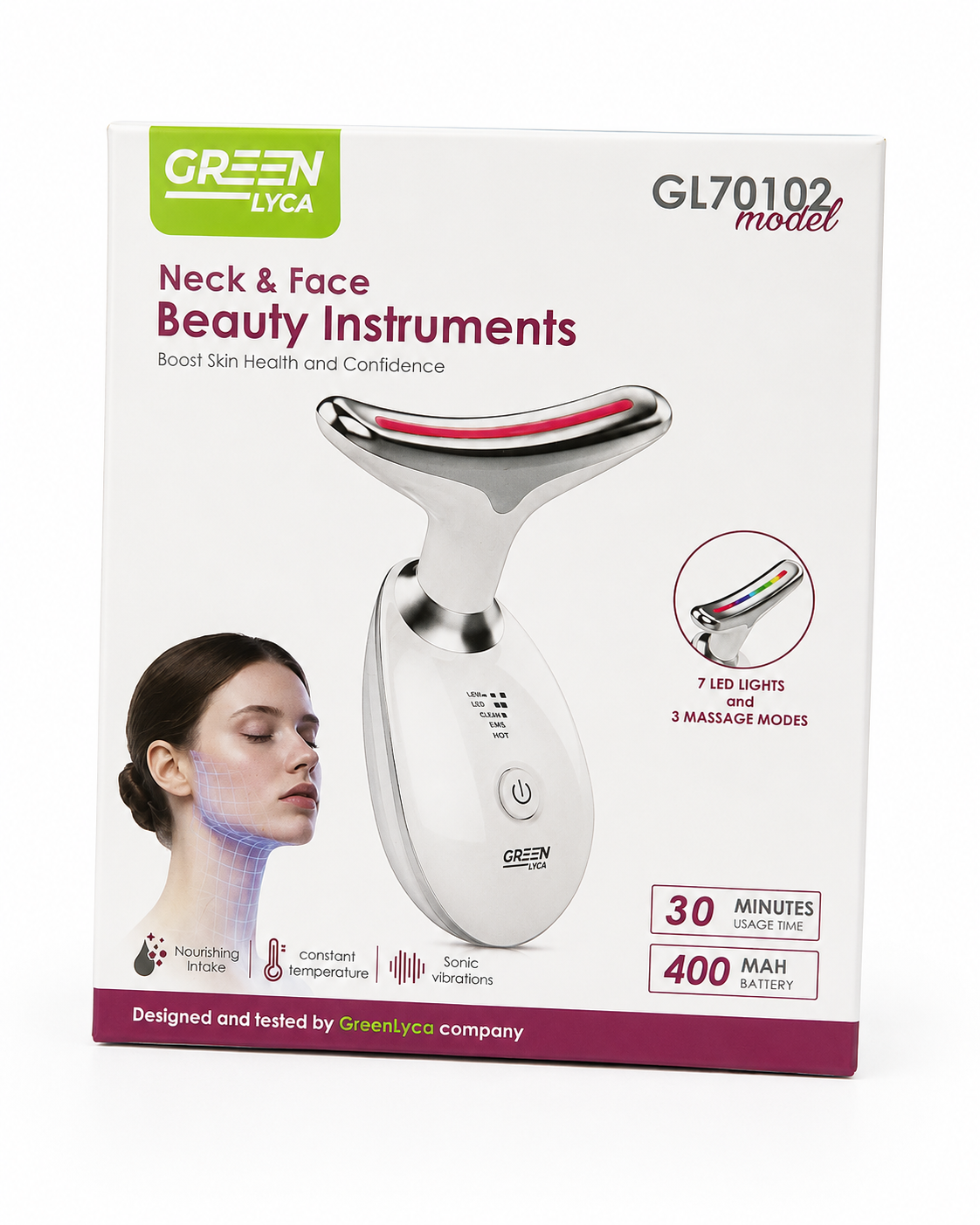 GREEN LYCA GL70102 Neck & Face Beauty Instrument