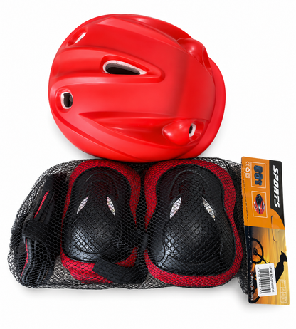 Kids Sports Safety Helmet & Protective Gear Set – 7-Piece