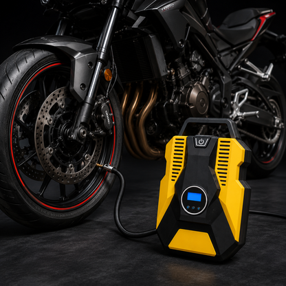 Portable Digital Tyre Inflator – Smart Air Compressor Pump
