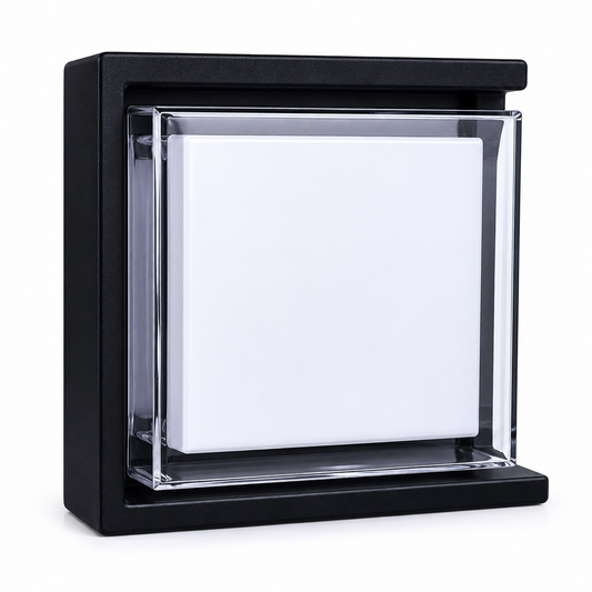 HELLO TODAY Square LED Wall Lamp – IP54 Waterproof, Warm White