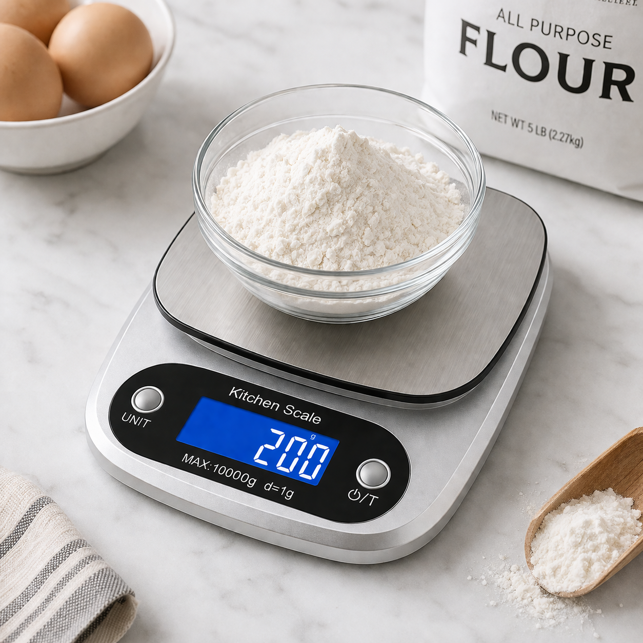 Digital Kitchen Scale - 0.1g to 5kg | 8 Units LCD Display