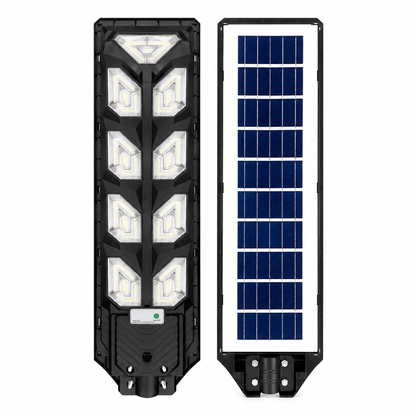 900W All-in-One Solar Street Light - IP66 Waterproof with Remote Control