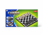 3-in-1 Magnetic Chess, 10x5 Inch Draughts & Backgammon Set