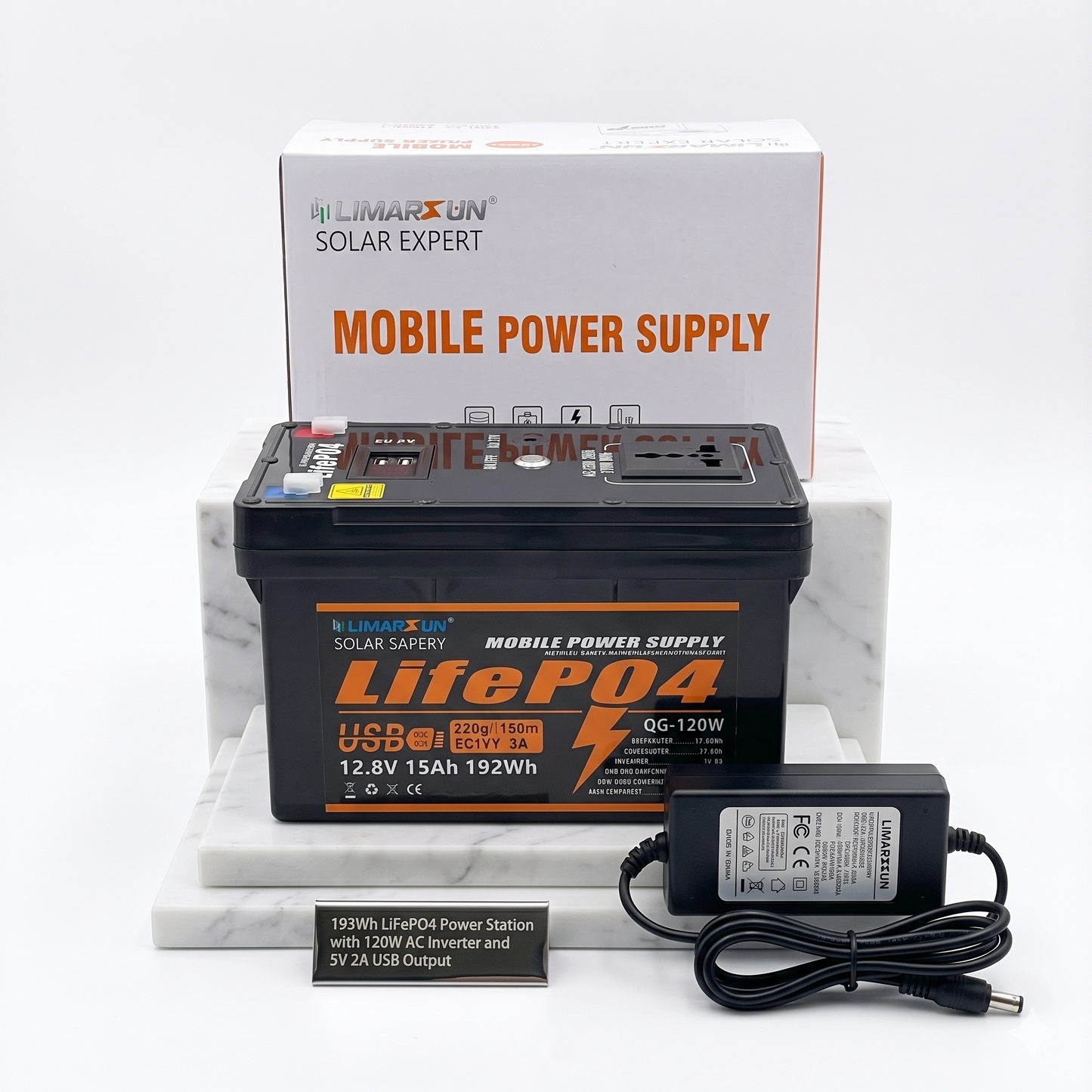 LIMARSUN 12.8V Portable Power Station