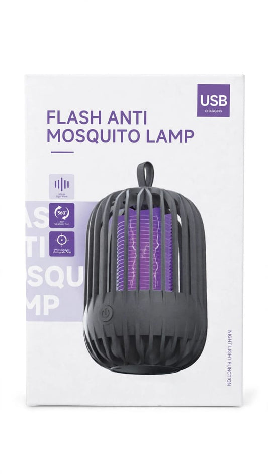 Flash Anti Mosquito Lamp – USB Rechargeable Electric Insect Killer