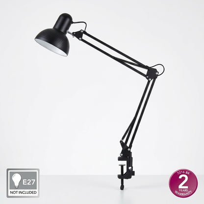 Adjustable Clamp-Mount Desk Lamp