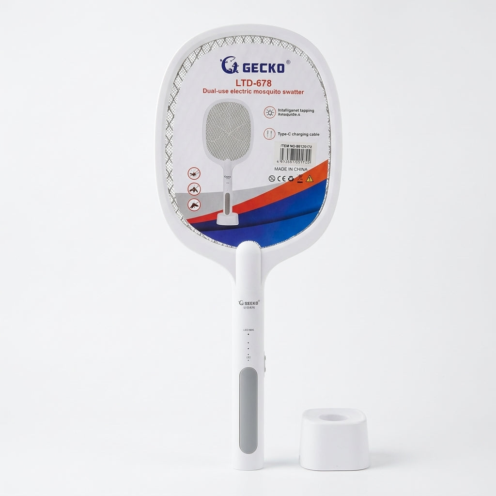Electric Mosquito Swatter with Charging Base