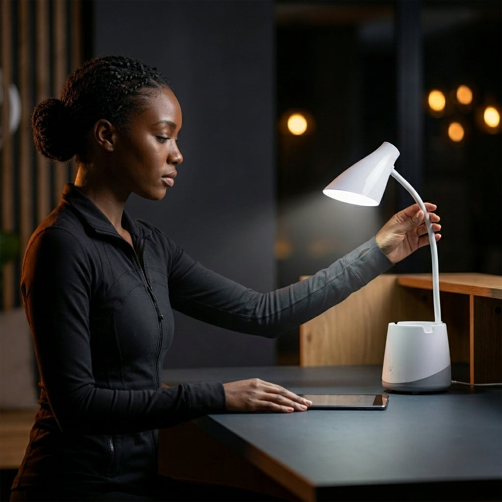 Modern White Desk Lamp