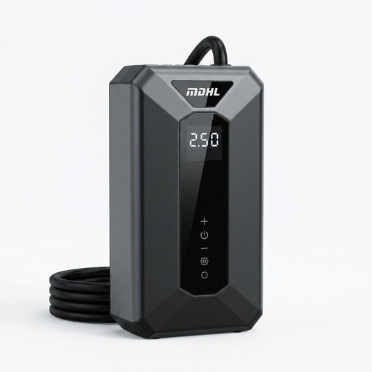 MDHL Cordless Tyre Inflator Pro – Digital Air Compressor with LCD Display