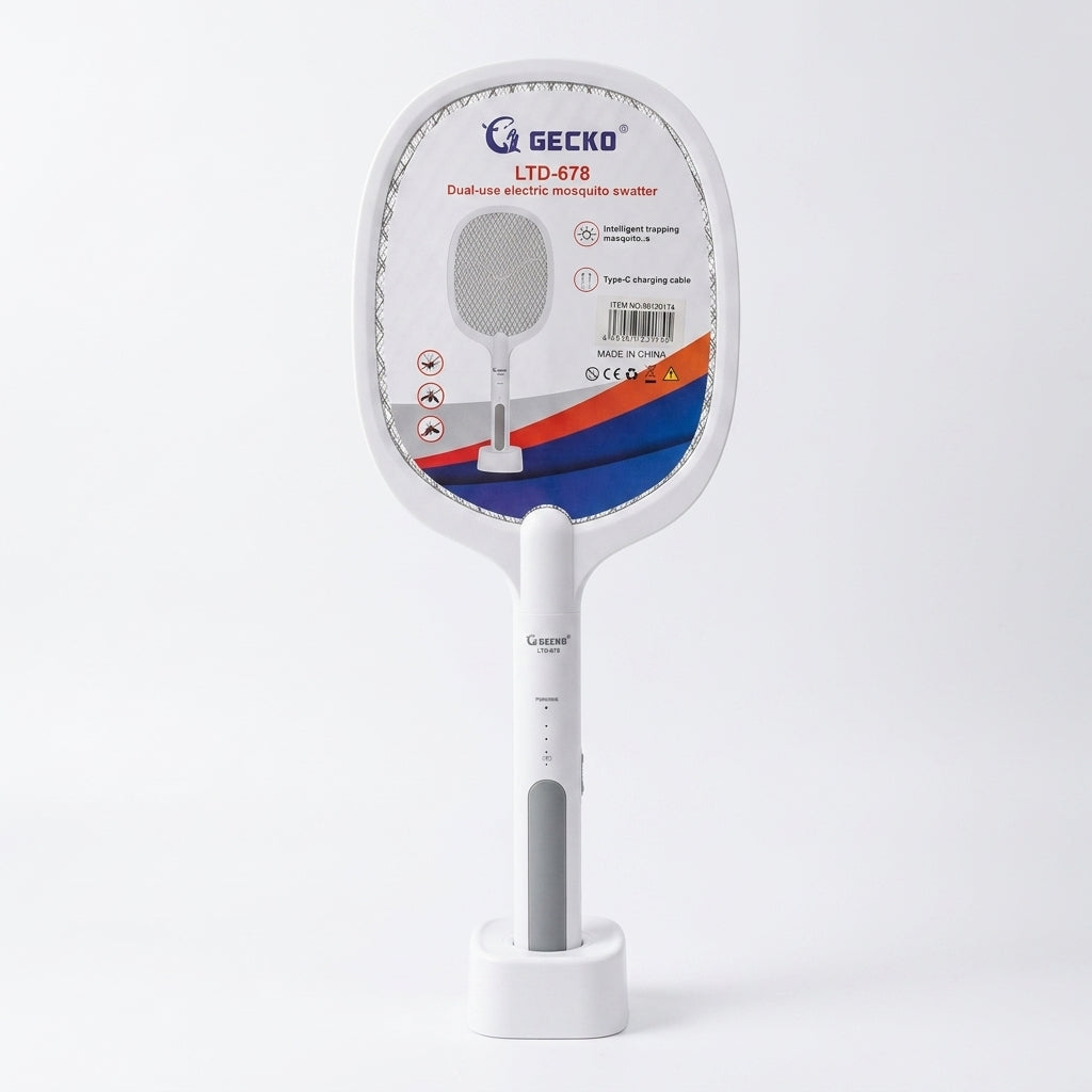 Electric Mosquito Swatter with Charging Base