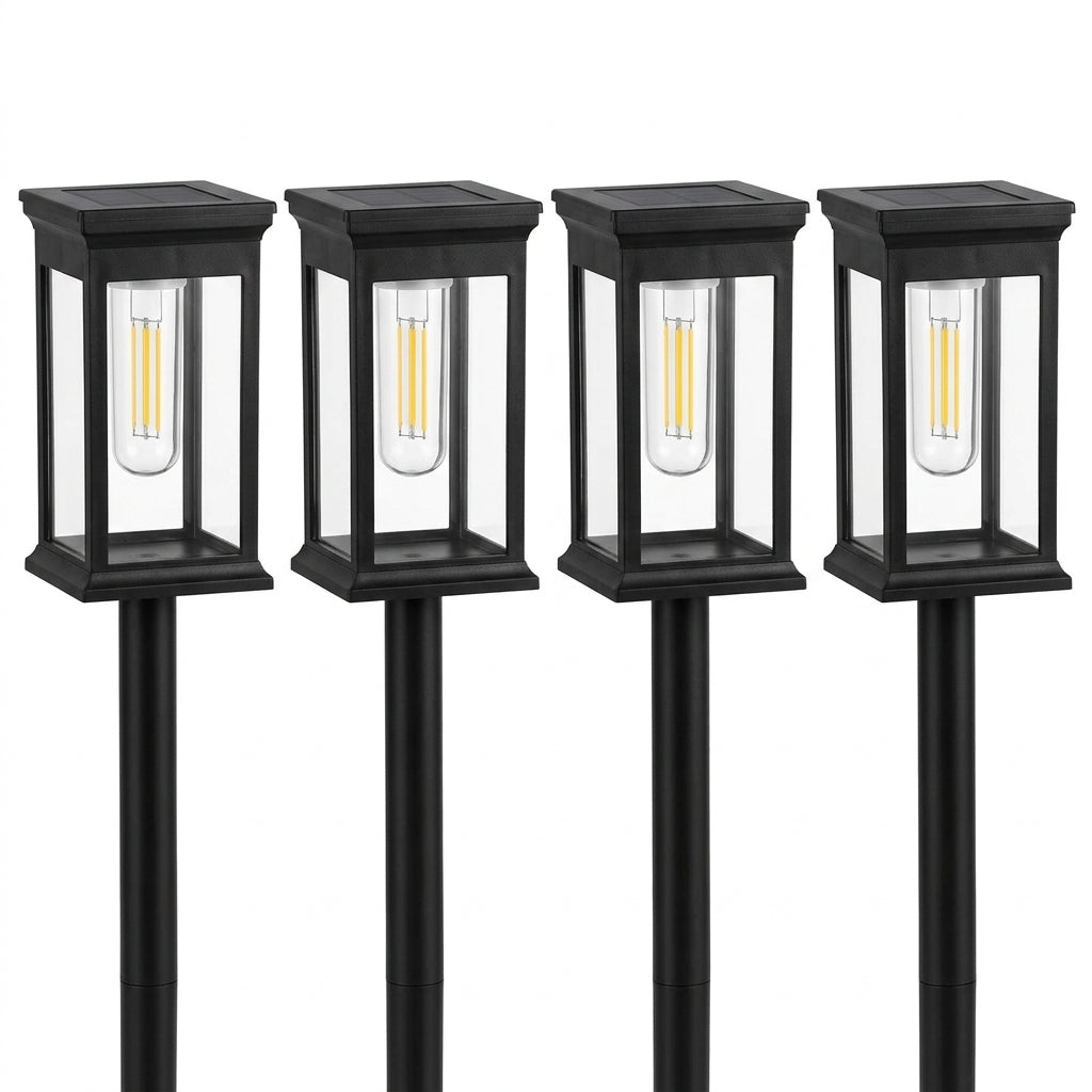 Modern Solar Outdoor Lamp Post