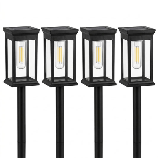 Modern Solar Outdoor Lamp Post