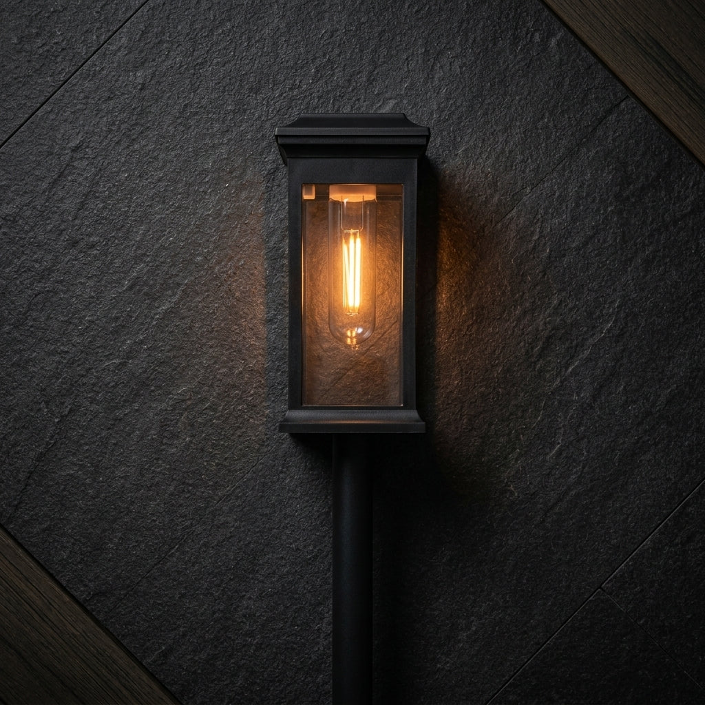 Modern Solar Outdoor Lamp Post