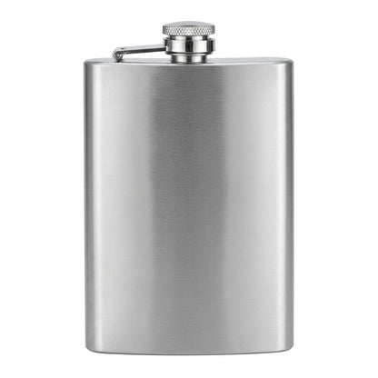 Brushed Stainless Steel Hip Flask