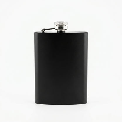 Sleek Black Hip Flask