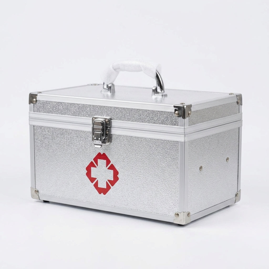 Portable Metal First Aid Box