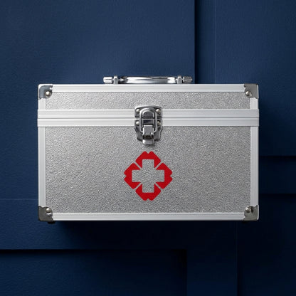 Portable Metal First Aid Box