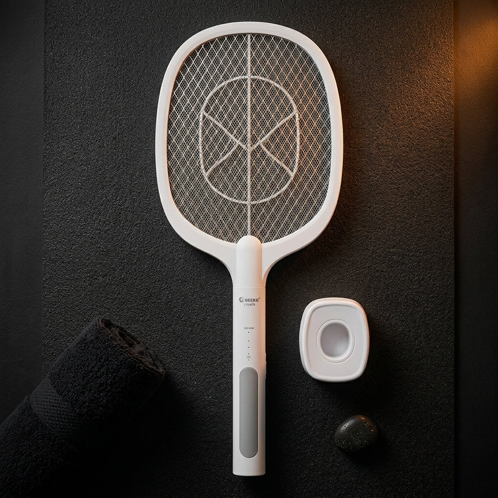 Electric Mosquito Swatter with Charging Base