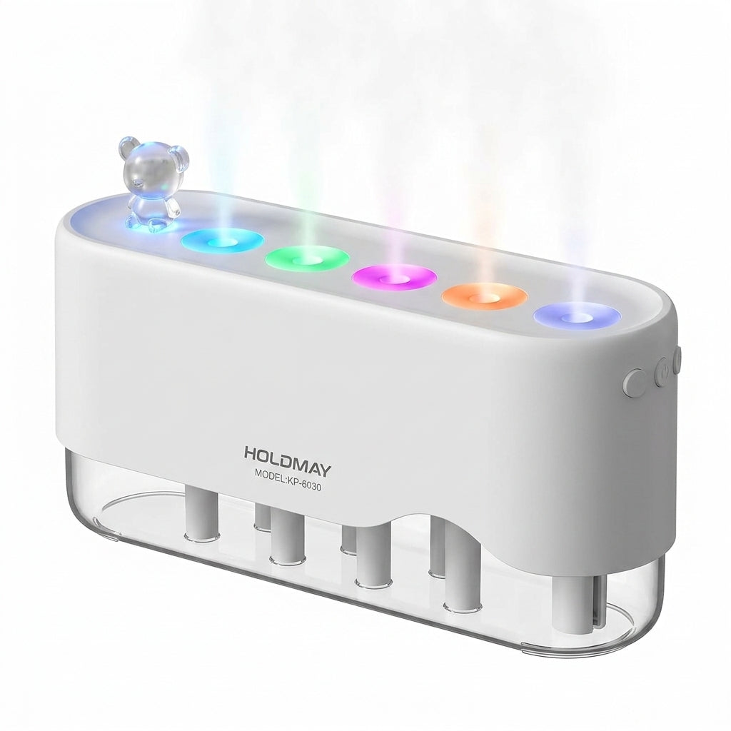 Portable LED Humidifier & Aroma Diffuser – 600ml