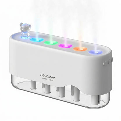 Portable LED Humidifier & Aroma Diffuser – 600ml