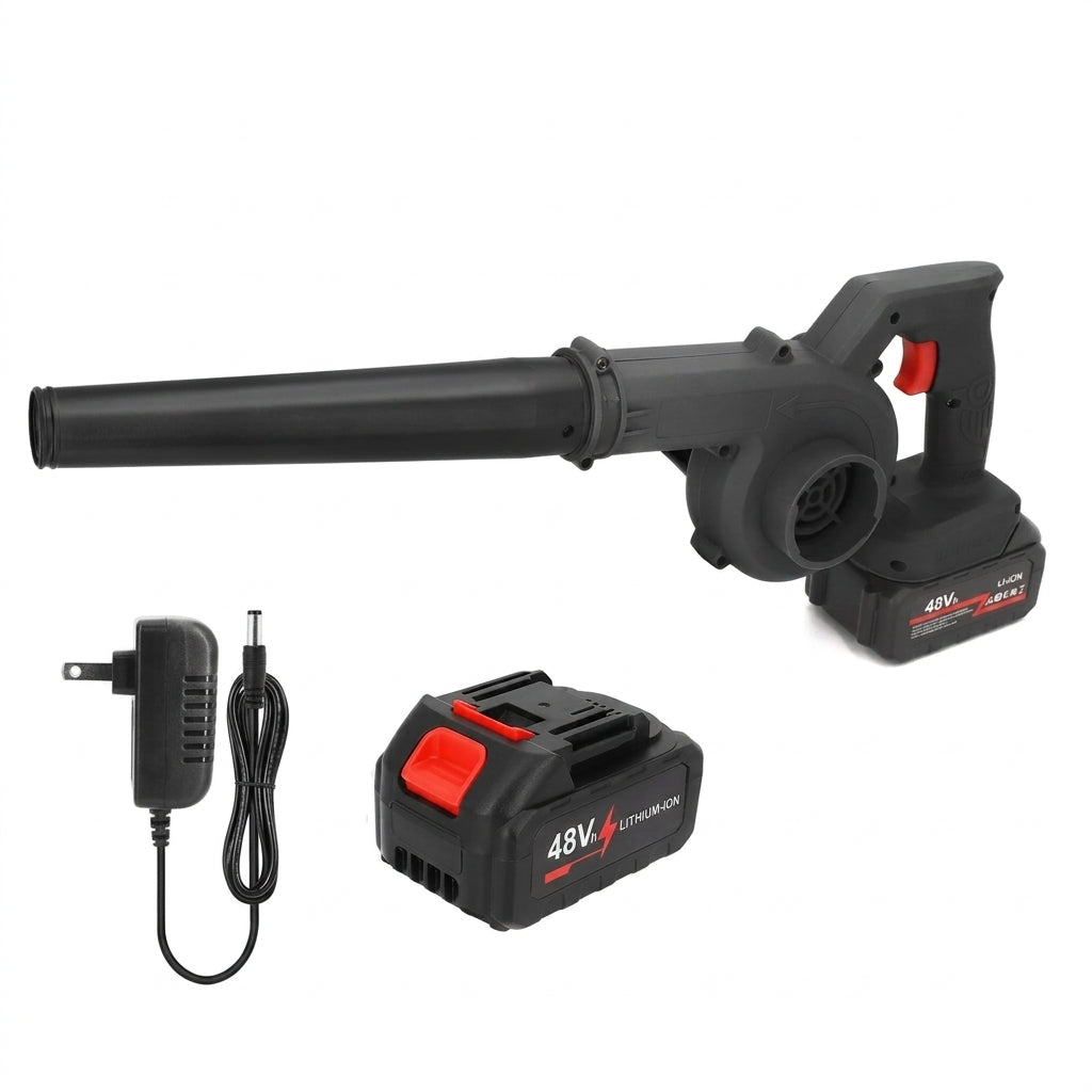 48V Cordless Electric Air Blower Set – 4.0Ah Lithium Battery