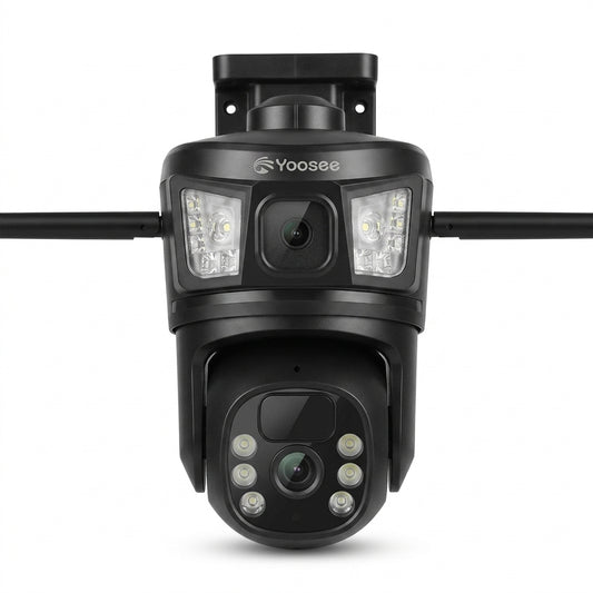 Yoosee Y3503 8K Dual-Lens Solar Security Camera with 5G