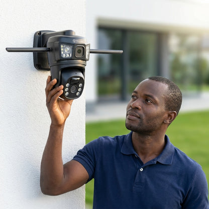 Yoosee Y3503 8K Dual-Lens Solar Security Camera with 5G