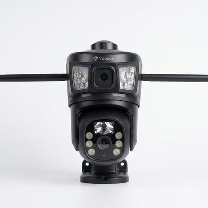 Yoosee Y3503 8K Dual-Lens Solar Security Camera with 5G