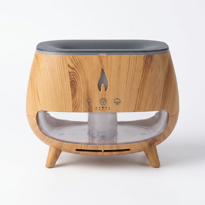 Wood Grain Flame Humidifier & Aroma Diffuser