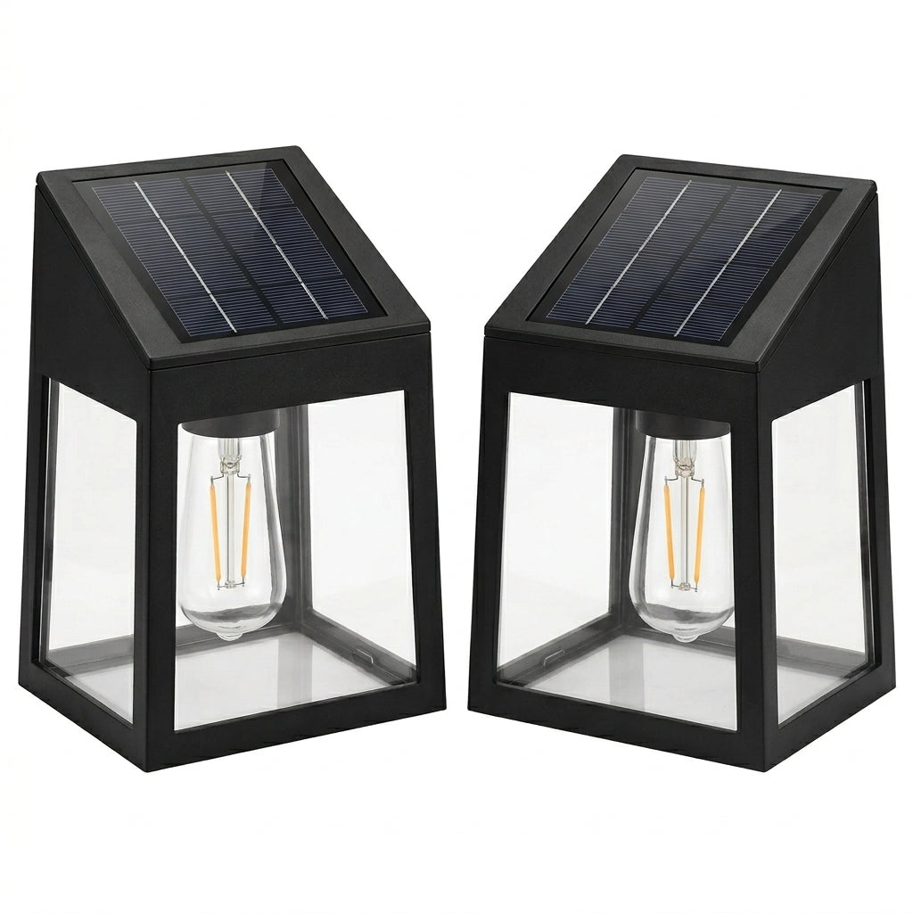 Solar Wall Lights – 2 Piece Set