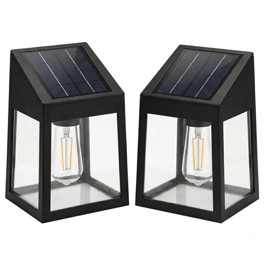 Solar Wall Lights – 2 Piece Set