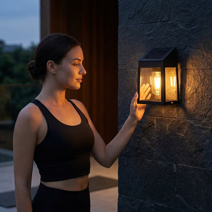 Solar Wall Lights – 2 Piece Set