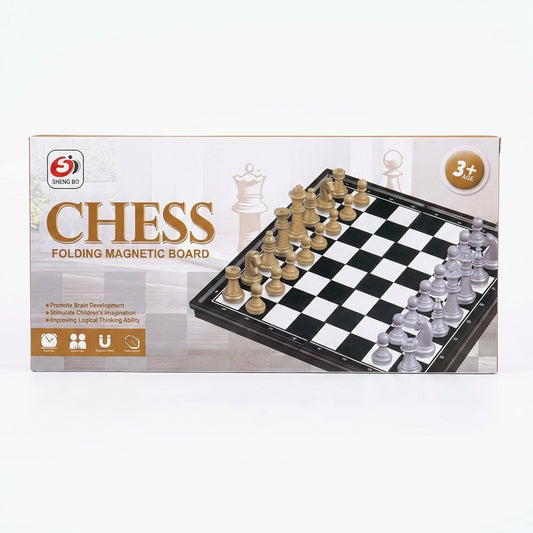 Folding Magnetic Chess Set | 10x5 Inch