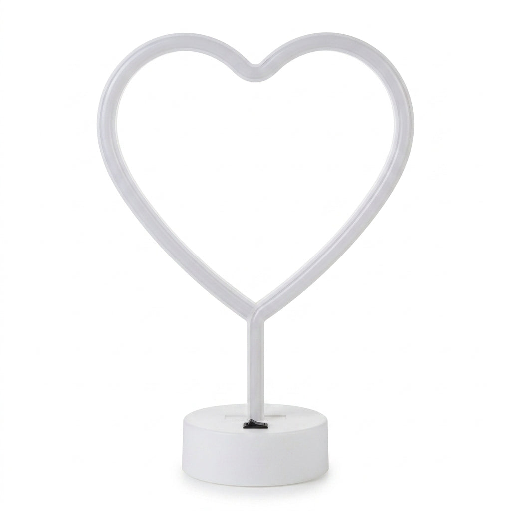 Heart-Shaped Neon LED Lamp