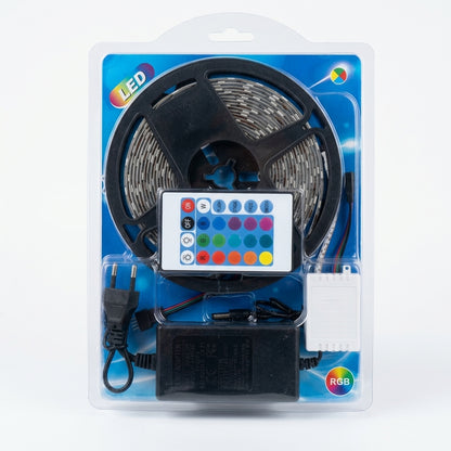RGB LED Strip Light Kit (5050) – 5m with Remote & Adapter