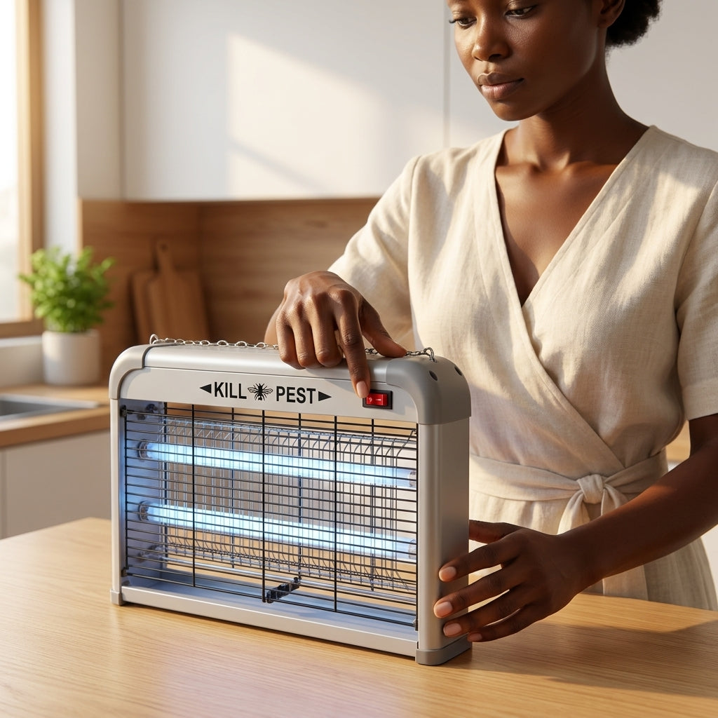 Gecko Kill Pest Electric Insect Killer – 20W UV Bug Zapper