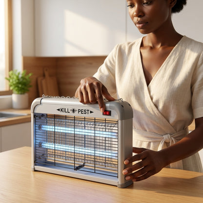 Gecko Kill Pest Electric Insect Killer – 20W UV Bug Zapper
