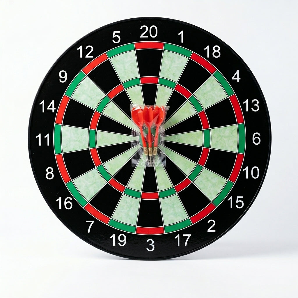 17" Magnetic Dart Board with 6 Darts