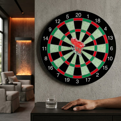 17" Magnetic Dart Board with 6 Darts