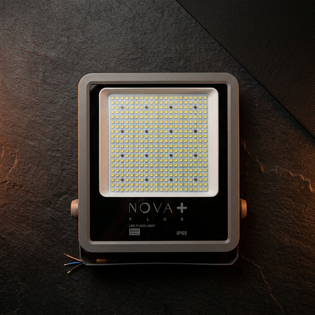 Nova Plus 200W LED Flood Light – IP65 Waterproof