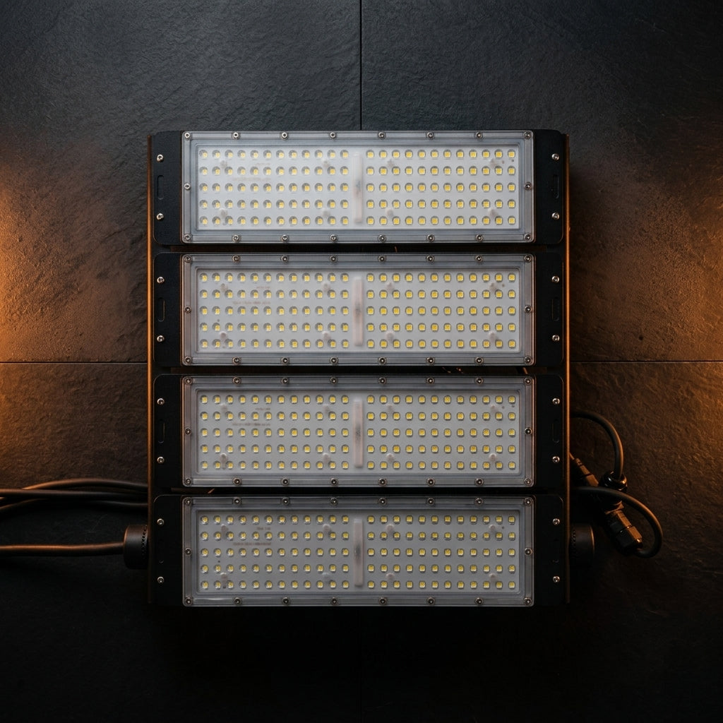 NOVA 400W LED Floodlight – 6500K Modular 4-Panel
