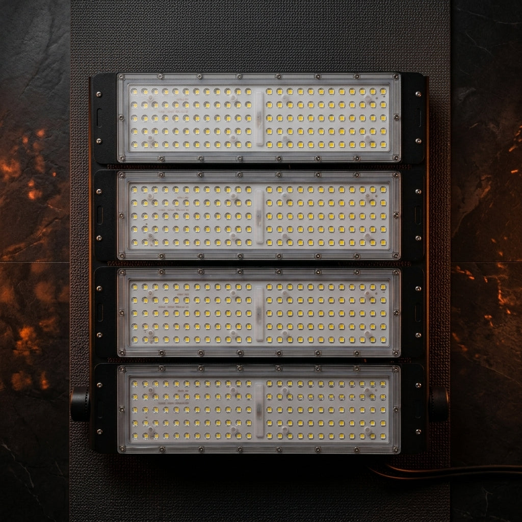 NOVA 400W LED Floodlight – 6500K Modular 4-Panel