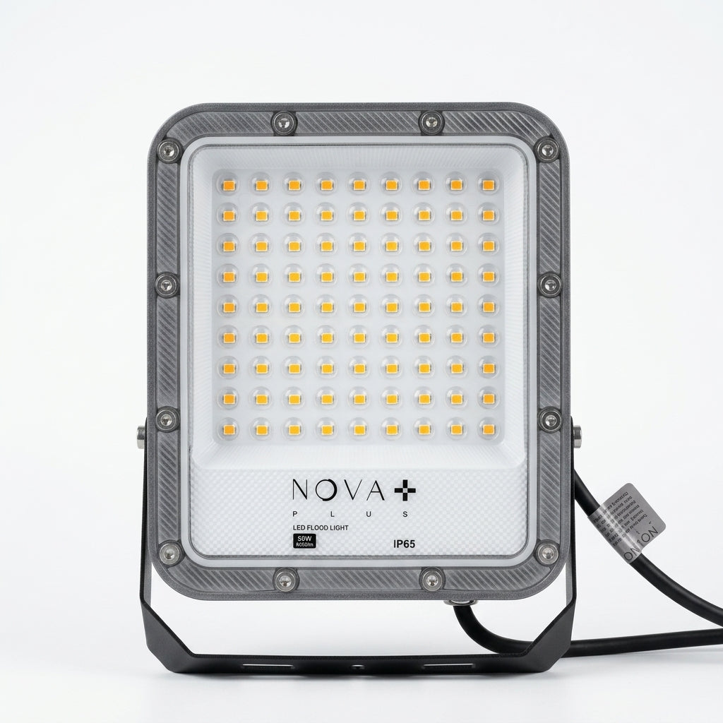 NOVA+ 50W LED Flood Light – IP65 Waterproof Outdoor Security Light