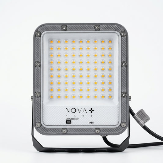 NOVA+ 50W LED Flood Light – IP65 Waterproof Outdoor Security Light