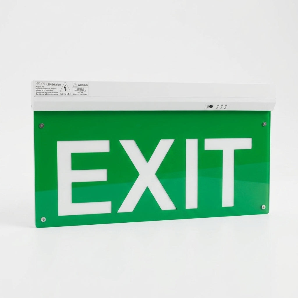 Rechargeable LED EXIT Sign Light – Emergency Safety Indicator