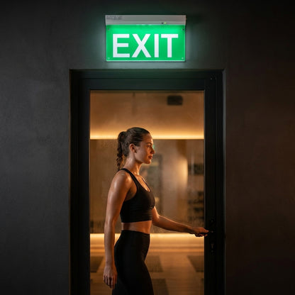 Rechargeable LED EXIT Sign Light – Emergency Safety Indicator