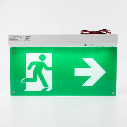 LED Emergency Exit Sign – Right Arrow Rechargeable Safety Light
