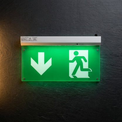 LED Emergency Exit Direction Sign – Rechargeable Safety Light